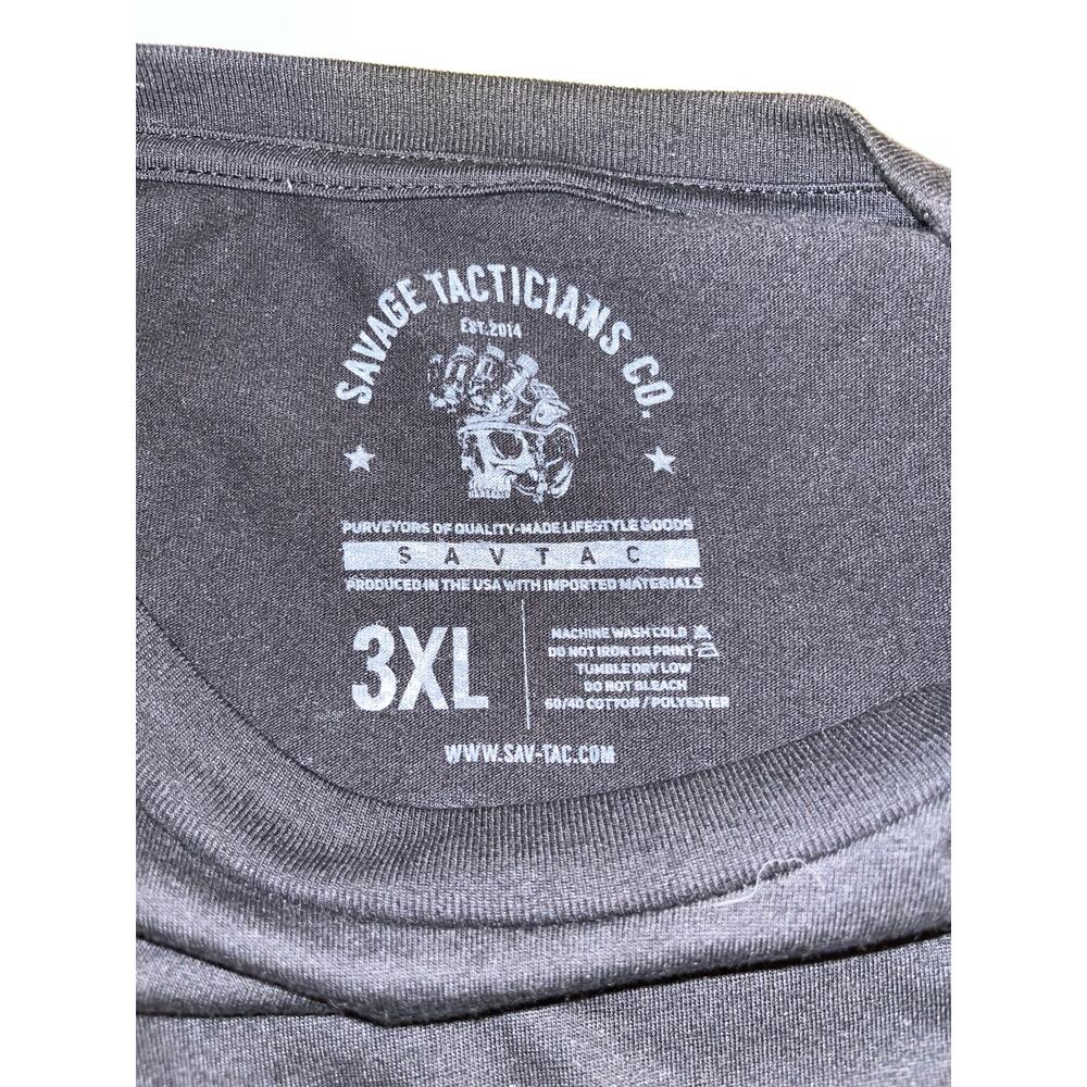Savage tacticians men’s T-shirt, size 3 XL NWOT - Picture 5 of 5